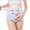 Maternity Cute Cute Face Printed Adjustable Belly Support Briefs