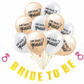 11 Pcs Bachelor Party Supplies Balloons Banner Set
