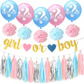 14 Pcs Baby Shower Party Decorations Balloons Tassel Set