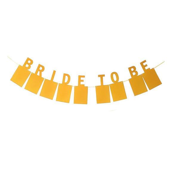 Wedding Decoration Photo Gold Letter Banner