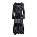 Women New Arrival Long-sleeve Ruffle Design Polka Dot Party Dress