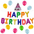 13 Pcs Birthday Party Decoration Cake Balloons Set