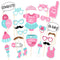 25 Pcs Baby Shower Party Supply Photo Booth Props