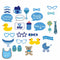 30 Pcs Cute Duck Pattern Photo Booth Props Baby Shower Birthday Supplies