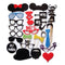 31 Pcs Wedding Birthday Party Multicolor Photo Booth Props