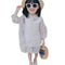 Fresh Girls Cotton Lace Floral Embroidered Blouse And Vest Set