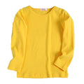 Cotton Solid Color Simple Style Kids Tops