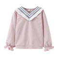 Girls Cotton V Neck Long Sleeves Tops