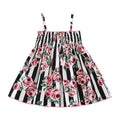 Fresh Girls Cotton Bright Floral Printed Sleeveless Dress