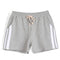 Women Classic Stripes Pattern Loose Casual Sports Shorts