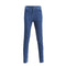 Hot Sale Modern Lady Stripes Pattern Casual Denim Pants