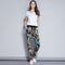 Women Fashion Multicolor Flower Printed Casual Pants