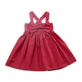 Cute Baby Girls Cotton Sleeveless Bowknot Design Dress