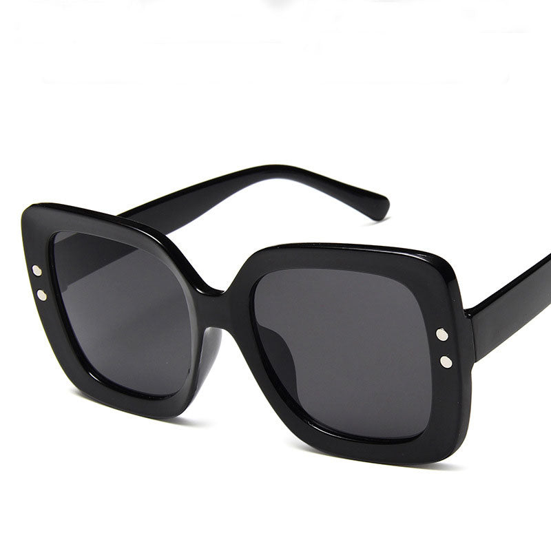 Fashion Classic Big Size PC Frame Square Shape Sunglasses