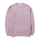 Women Simple Solid Color Round Neck Design Long-sleeve Sweatshirt