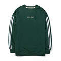 Chic Lady Fashion Unisex Style Stripes Pattern Pullover Sweatshirt