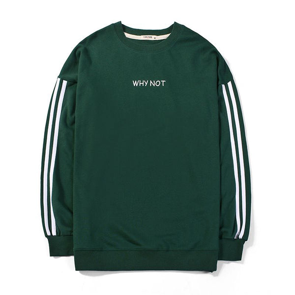 Chic Lady Fashion Unisex Style Stripes Pattern Pullover Sweatshirt