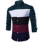 Men Cotton Patchwork Casual Shirts