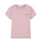 Women Good Stretch Solid Color Cotton Airplane Embroidered Short-sleeve T-shirt