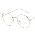 Creative Twisted Arms Design Fashion Cat-eye Shape Metal Eyewear Frame