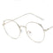 Creative Twisted Arms Design Fashion Cat-eye Shape Metal Eyewear Frame