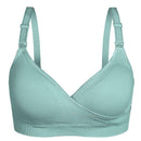 Pregnant Solid Color Prevent Sagging Feeding Bra