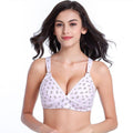 Maternity Cotton Bunny Printed Front Button Nursing Bra