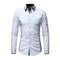 Men Cotton Color Blocking Casual Shirts