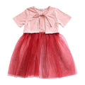 Girls Cotton Patchwork Short Sleeves Thin Coat
