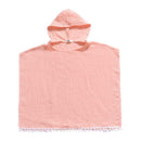 Cute Kids Cotton Solid Color Hooded Cloak