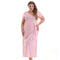 Women Short-sleeve Ankle-length Plus Size Dress