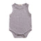 Baby Cotton Solid Color Sleeveless Boysuit
