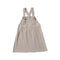 Girls Cotton Solid Color Casual Overalls Dress