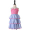 Pretty Girls Cotton Patchwork Cute Sleeveless Dress