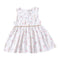 Girls Cotton Fresh Floral Printed Sleeveless Dress