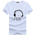 Men Cotton Cute Cartoon Kid Printed Casual T-shirts