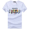 Men Cotton Shoes Printed Short Sleeves Tops