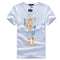 Men Cotton Fancy Wolf Printed Tees