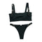 Hot Sale Simple Solid Color Design Adjustable Double Sides Bikini Swimwear