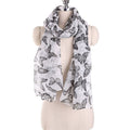 Fashion Romantic Butterfly Print Women Voile Leisure Scarf