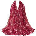 Good Quality Voile Fabric Large Size Women Fashion Scarf