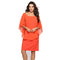 Irregular Cover Up Design Solid Color Chiffon Slimming Dress