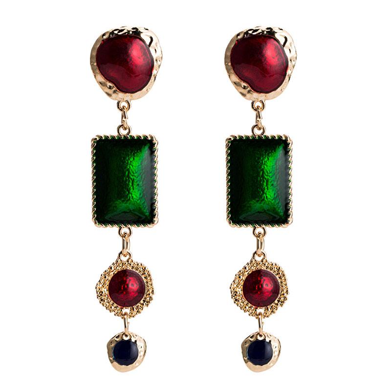 Exaggerated Multilayer Design Women Boho Earrings