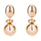 Fashion Metallic Pattern Round Shape Alloy Earrings