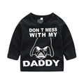 Baby Boys Cotton Letter Long Sleeves Tops