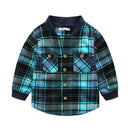 Boys Cotton Plaid Printed Shirts