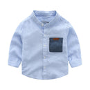 Boys Cotton Pocket Design Shirts