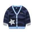 Boys Cotton Star Printed Knitted Outerwear