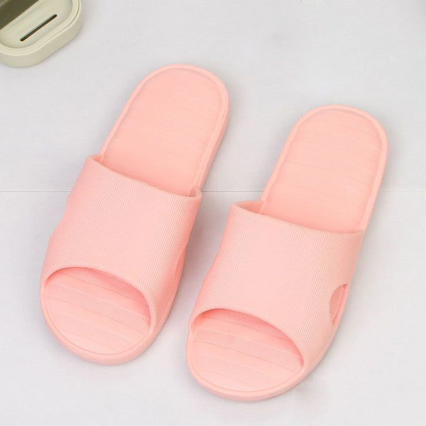 Home Wear Solid Color Anti Skid Bathroom EVA Injection Shoes