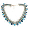 Fashion Multilayer Alloy Chain Colored Acrylic Crystal Necklace